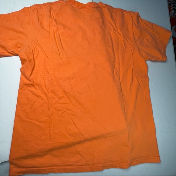 Supreme Paint Logo Mens Medium Size Orange Color Graphic Tee Shirt - Picture 3 of 5